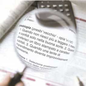 Le lenti a contatto per la presbiopia